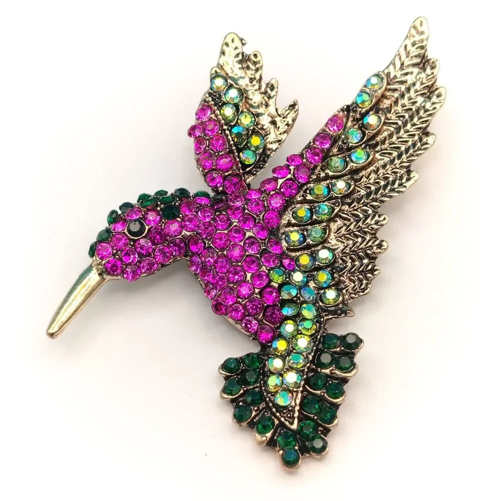 Hummingbird Brooch Pin Approx 2.5